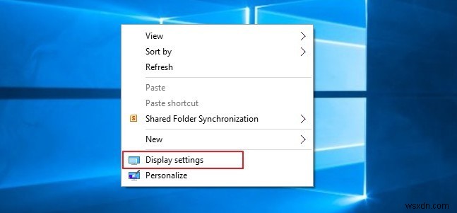Cách thay đổi độ phân giải màn hình trong Windows 10