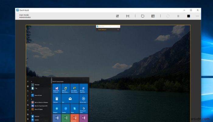 Khắc phục sự cố từ xa PC chạy Windows 10 với Hỗ trợ nhanh