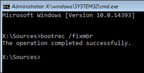 Cách sửa MBR (Bản ghi khởi động chính) trong Windows 10