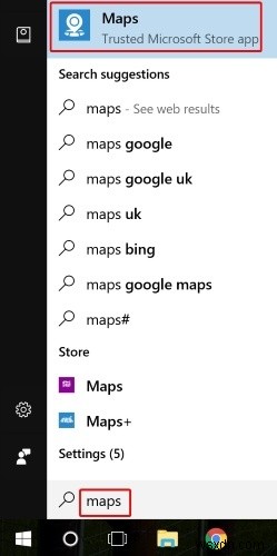 Cách sử dụng Bing Maps ngoại tuyến trong Windows 10