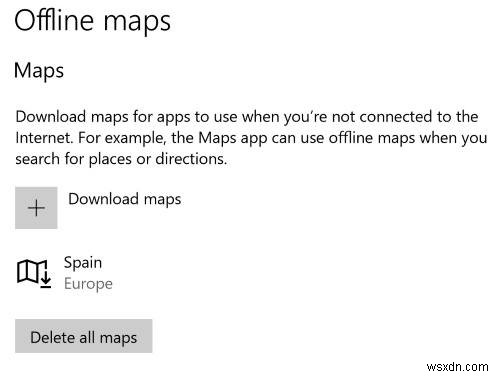 Cách sử dụng Bing Maps ngoại tuyến trong Windows 10