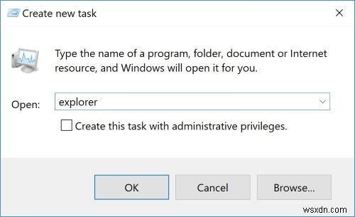 Cách khôi phục từ sự cố Windows Explorer trong Windows 10