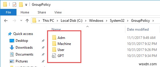 Cách sao lưu cài đặt Local Group Policy Editor trong Windows 10