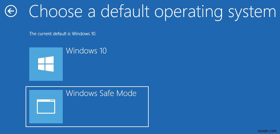 Cách thêm khởi động an toàn vào tùy chọn khởi động trong Windows 10