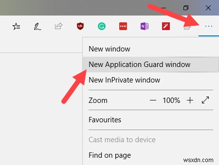 Cách bật Microsoft Edge Application Guard trên Windows 10