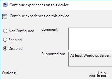 Cách tắt Tính năng trải nghiệm được chia sẻ trong Windows 10