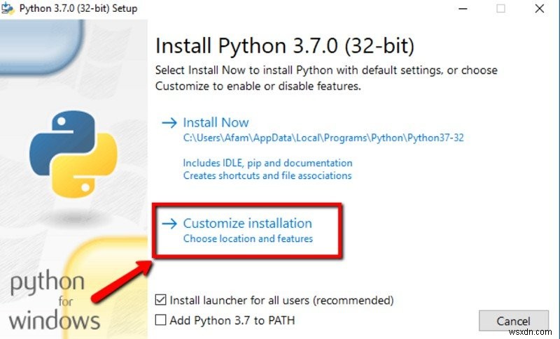 Cách thiết lập Python trên Windows 10