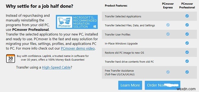 Cách chuyển chương trình từ một PC chạy Windows sang một PC Windows khác