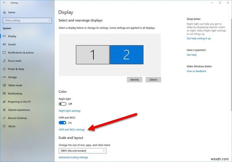 Cách bật HDR trong Windows 10