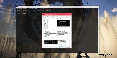 Cách thêm phông chữ tùy chỉnh vào Command Prompt trong Windows 10