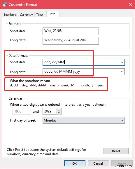 Cách tùy chỉnh hoàn toàn định dạng ngày và giờ trong Windows 10