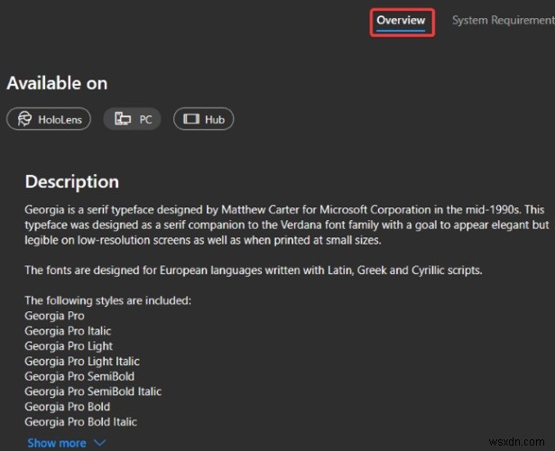 Cách tải xuống Phông chữ từ Microsoft Store trong Windows 10