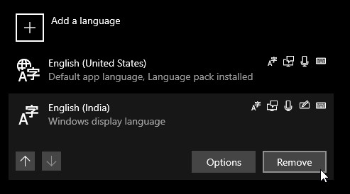 Cách thêm hoặc xóa gói ngôn ngữ trong Windows 10