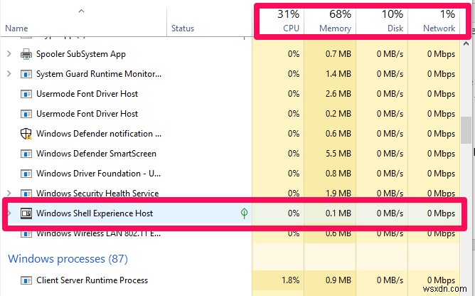 Máy chủ trải nghiệm Windows Shell là gì và tại sao nó lại chiếm nhiều bộ nhớ? 