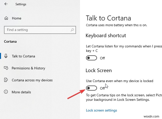 Cách tắt Cortana trên màn hình khóa trong Windows 10