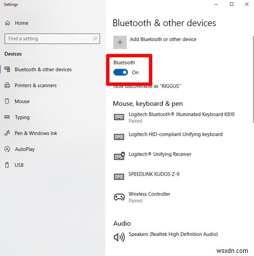 Cách thiết lập và quản lý thiết bị Bluetooth trong Windows 10