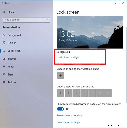 Cách thay đổi hình ảnh màn hình đăng nhập Windows 10