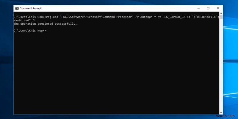 Cách chạy lệnh tự động tại Command Prompt / Powershell Start