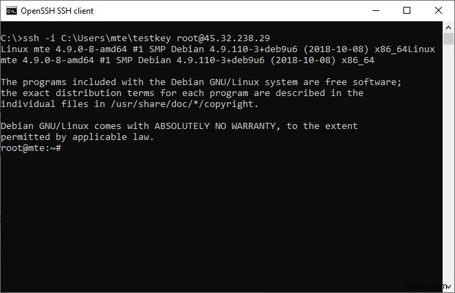 Cách sử dụng ứng dụng khách OpenSSH của Windows 10 thay vì PuTTY