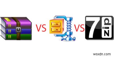 7-Zip vs WinRAR vs WinZIP:Công cụ tốt nhất để nén tệp