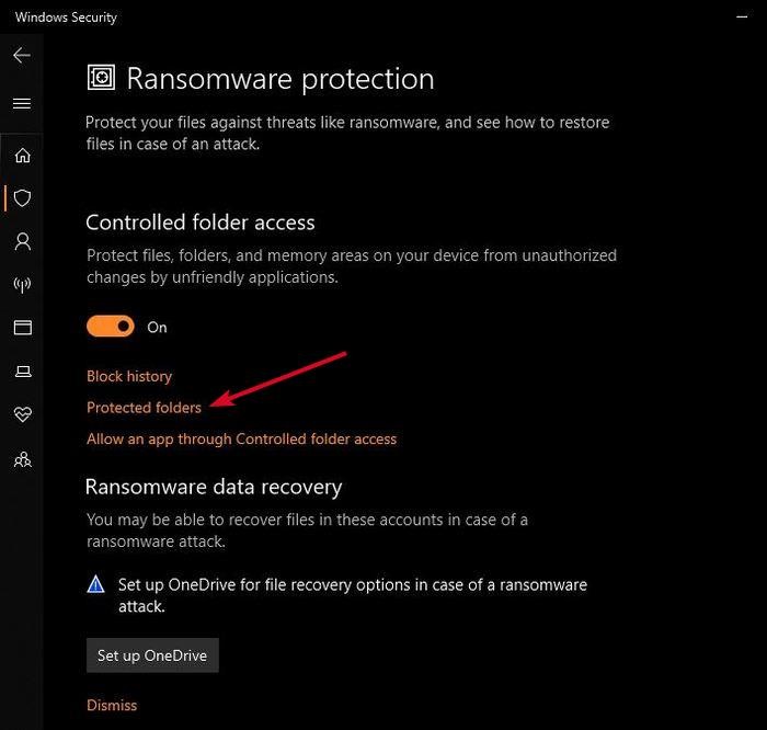 Cách bật tính năng Bảo vệ Ransomware trong Bộ bảo vệ Windows