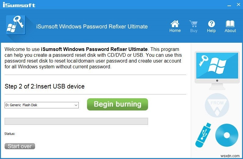 Mất mật khẩu Windows không thành vấn đề với iSumsoft Windows Password Refixer