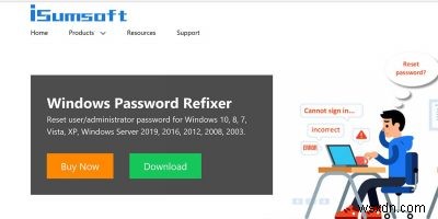 Mất mật khẩu Windows không thành vấn đề với iSumsoft Windows Password Refixer