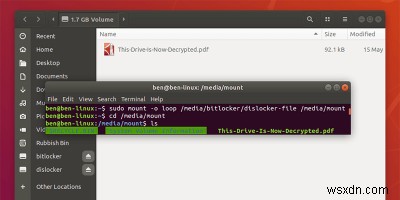 Cách truy cập phân vùng Windows được mã hóa bằng Bitlocker từ Linux