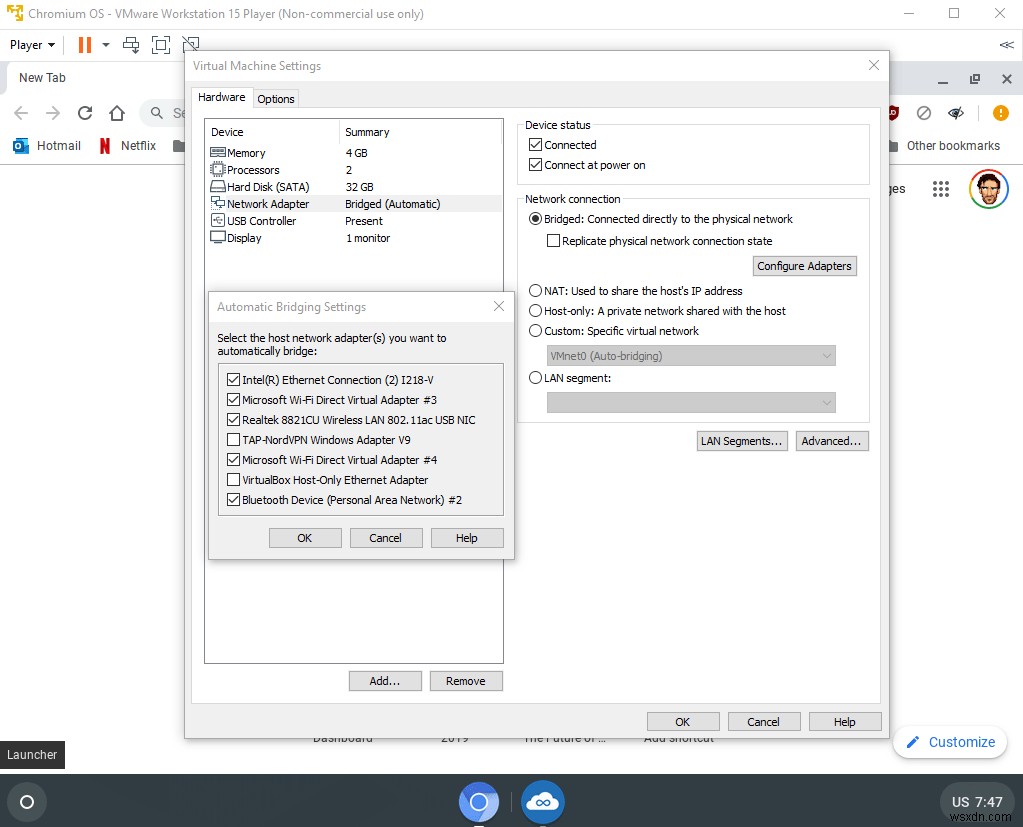 Cách chạy Chromium OS trong Windows 10