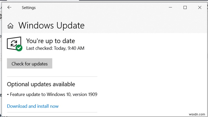 Cách khắc phục  Lỗi ngoại lệ cửa hàng không mong muốn  của Windows 10