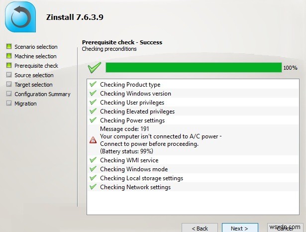 Zinstall Migration Kit Pro:Giải pháp chuyển máy tính tự động, nâng cao