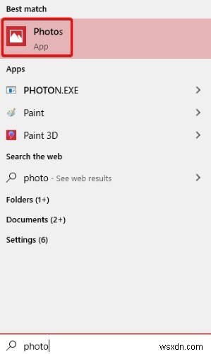 Cách sắp xếp ảnh bằng ứng dụng Photos trên Windows 10