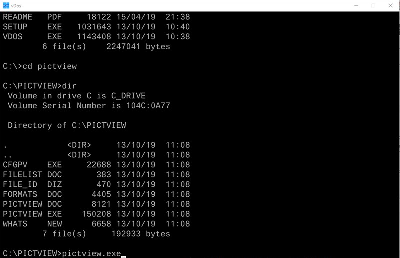 Cách sử dụng vDOS để chạy các chương trình DOS cũ trên Windows 10