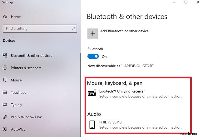 Giải quyết lỗi kết nối được đo bằng Bluetooth của Windows 10