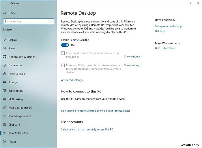 4 cách để sử dụng tốt Windows Remote Desktop