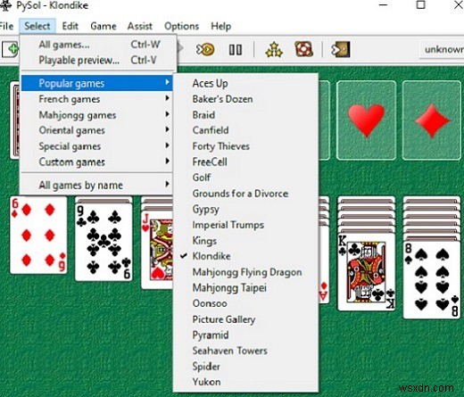 Ứng dụng Solitaire hàng đầu cho Windows 10 thú vị cổ điển