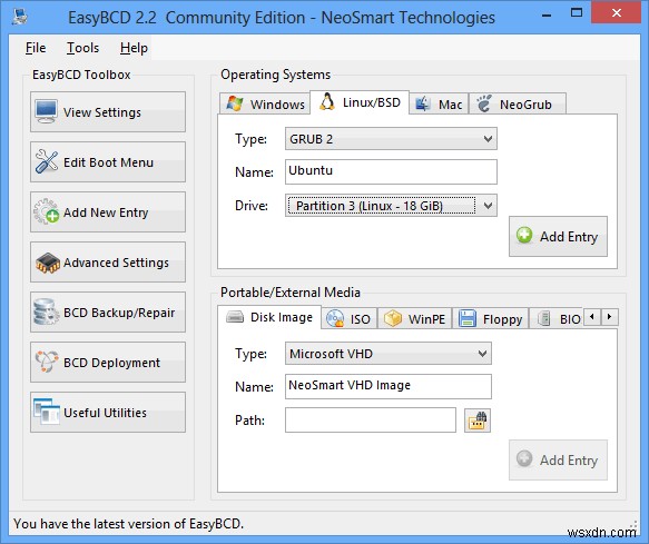 Cách định cấu hình trình đơn khởi động của Windows với EasyBCD