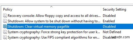 Cách tự động xóa Pagefile.sys khi tắt máy trong Windows 10