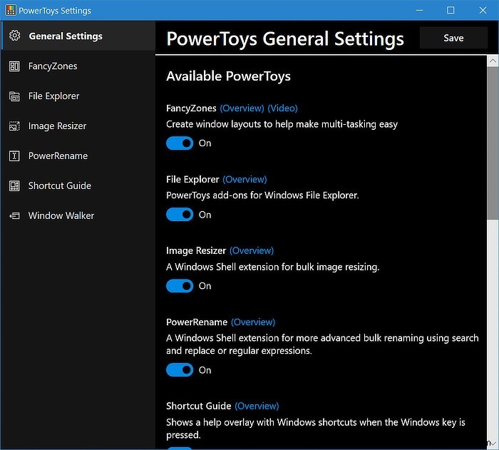 Thêm chức năng cho Windows 10 với PowerToys
