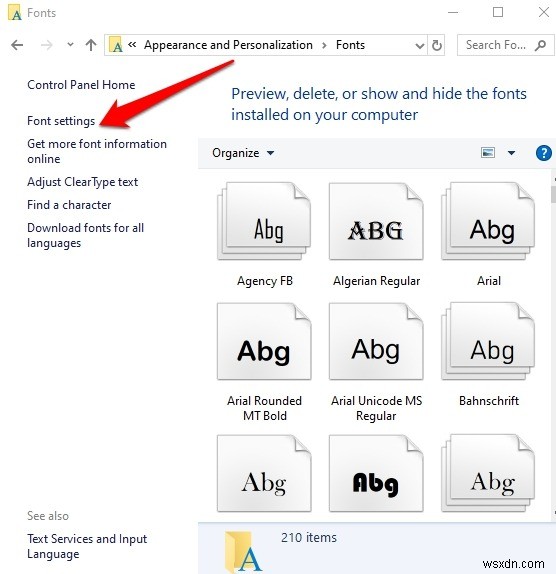 Cách cài đặt và quản lý phông chữ trong Windows 10