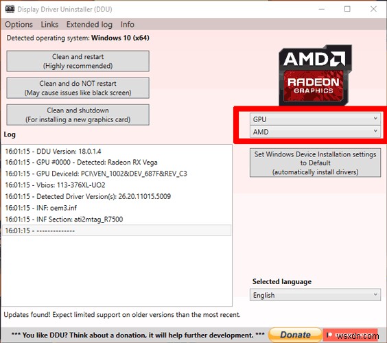 Cách cập nhật trình điều khiển đồ họa AMD trong Windows 10