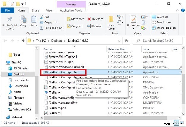 Tùy chỉnh Thanh tác vụ Windows 10 với TaskbarX