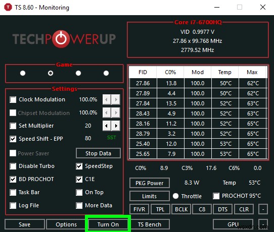 Cách làm thiếu CPU của bạn bằng Throttlestop trong Windows