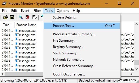 Cách gỡ lỗi ứng dụng Windows với Process Monitor