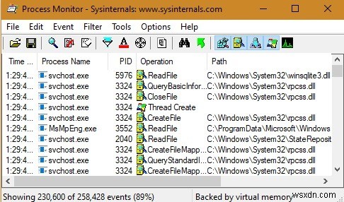 Cách gỡ lỗi ứng dụng Windows với Process Monitor