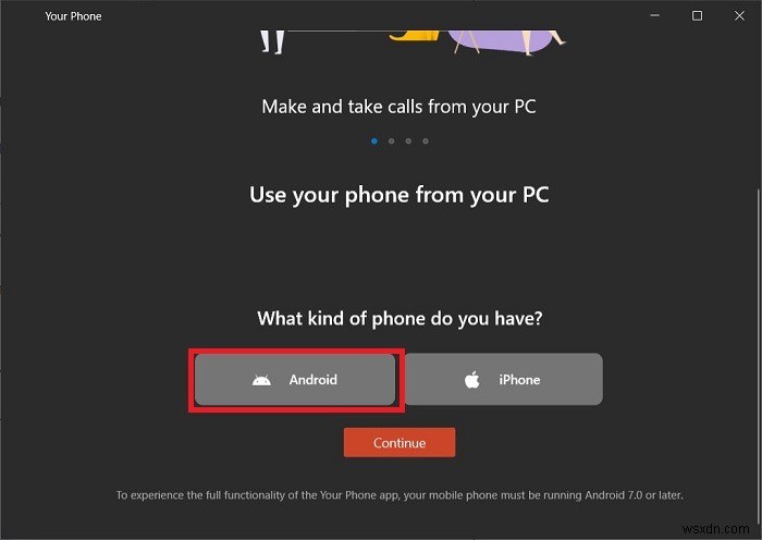 Cách thực hiện hoặc nhận cuộc gọi trên Windows 10 bằng điện thoại Android