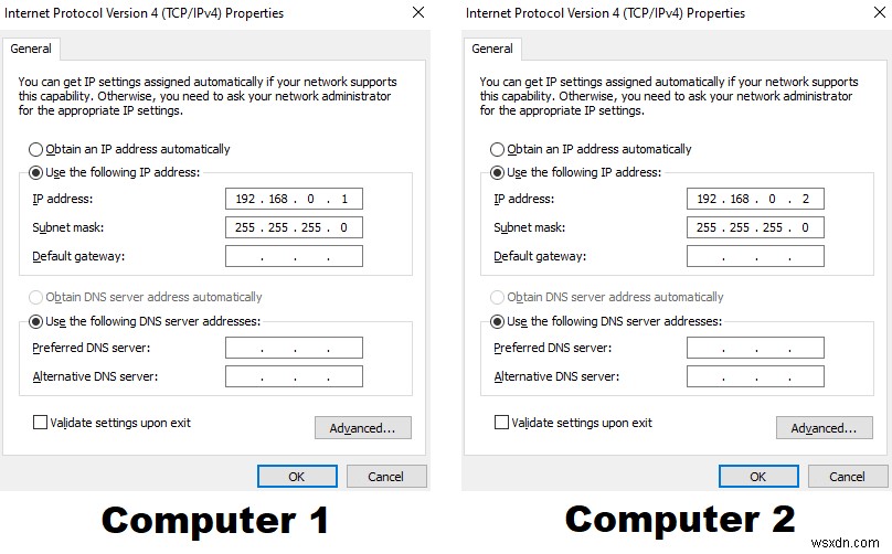 Cách kết nối hai máy tính bằng cáp LAN trong Windows 10