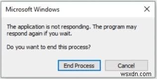 Cách khắc phục ứng dụng Windows không phản hồi