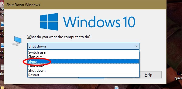 8 cách tắt nhanh màn hình trong Windows 10