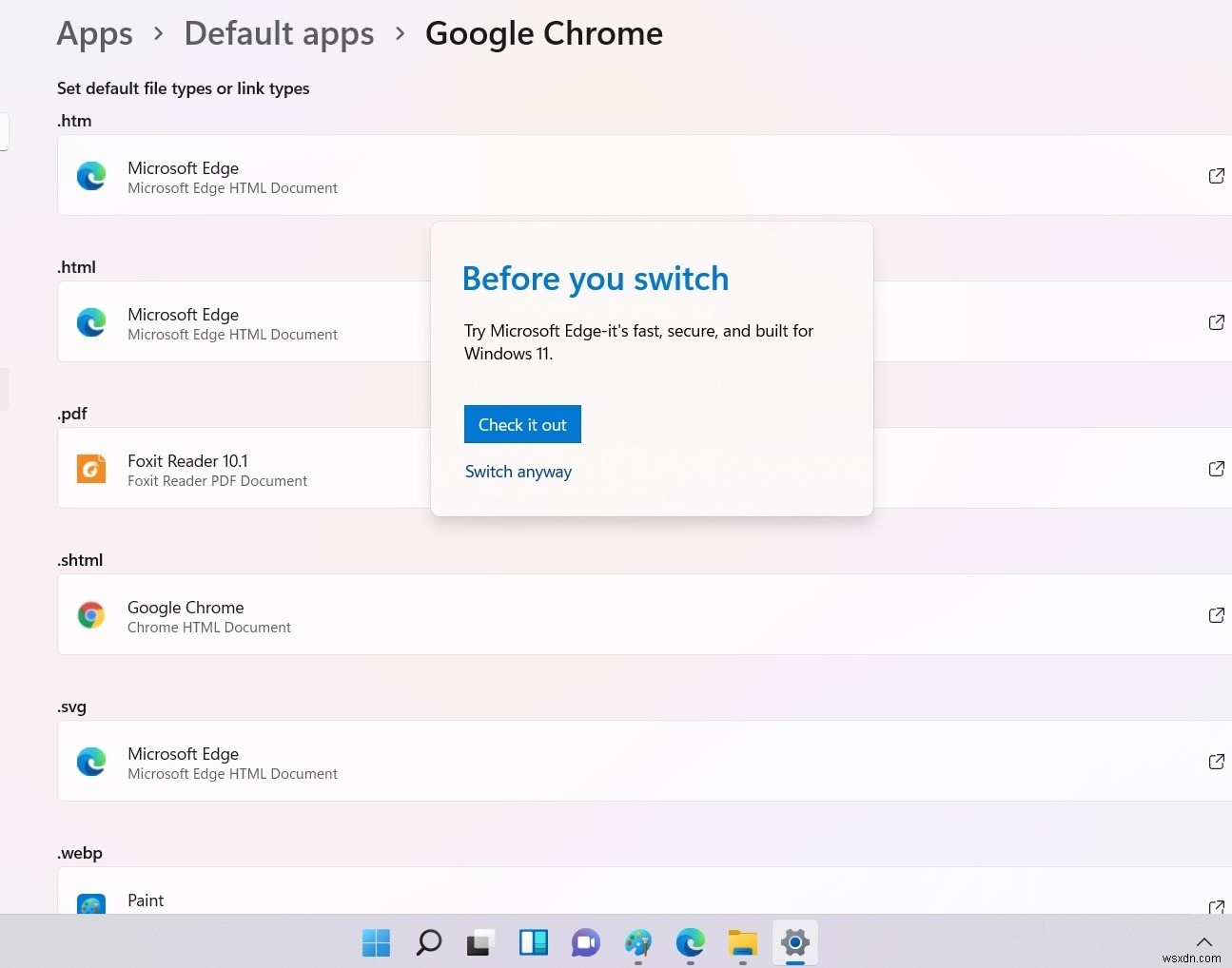Cách thay đổi trình duyệt và ứng dụng mặc định của Windows 11